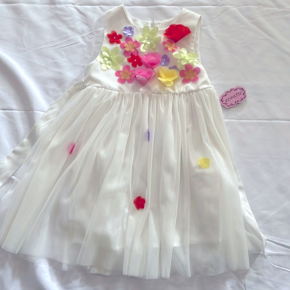 Popatu Cream Dress